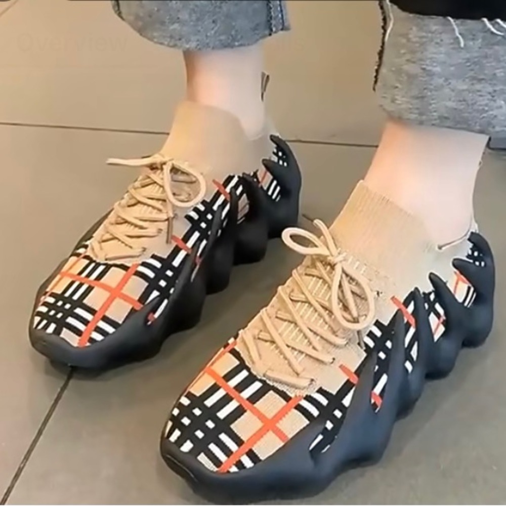 “Checkered Sneakers”
